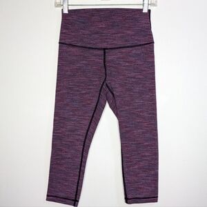 Lululemon Purple Crop Exercise Workout Legging 4/6